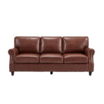 Amarius 80" Rolled Arm Sofa Classic Upholstered Design