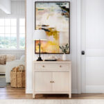Celine Accent Cabinet Clean Design Solid Wood Storage Cabinet - Image 3