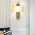 Everly Quinn 2 Light Fabric Flush Mount Sconce - Image 2