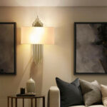 Everly Quinn 2 Light Fabric Flush Mount Sconce - Image 3