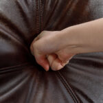 Mid-Century Upholstered Armchair 33" Wide Jontavia - Image 3