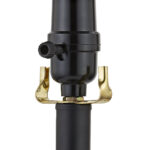 30 Inch Wood Black Table Lamp Set With USB Charging Ports - Image 3