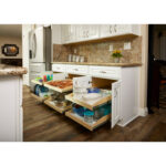 Wooden Pull Out Cabinet Organizer Soft Close Full Extension Shelf - Image 4
