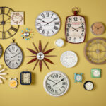 Round Metal Farmhouse Wall Clock Solange Design - Image 2