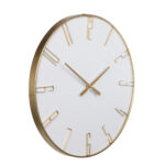 Viola Modern Round Metal Wall Clock - Image 2